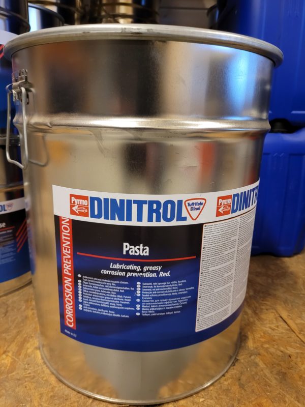 Dinitrol Pasta 25 Liter spann rød
