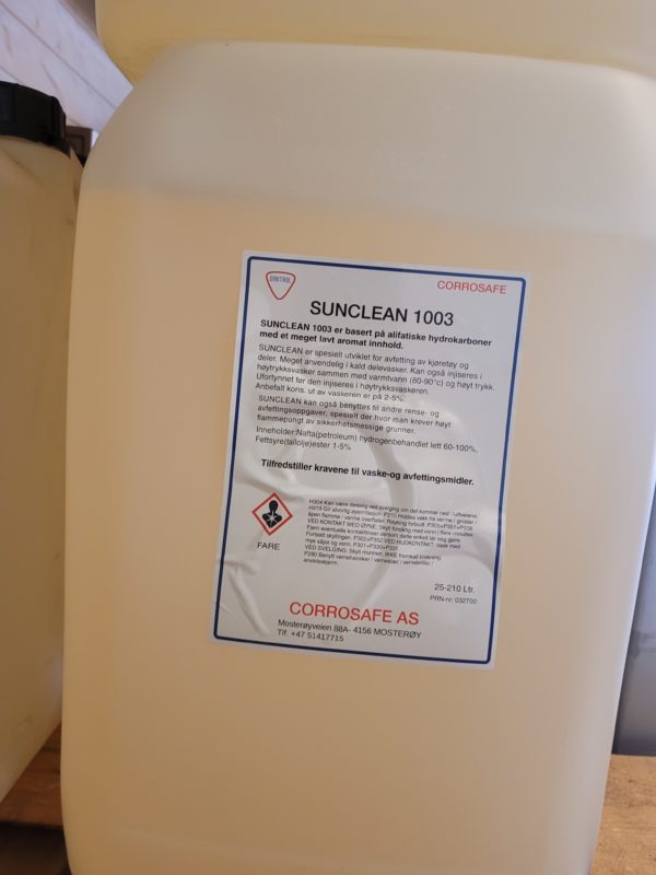 Corrosafe Sunclean 1003 Avfetting 25L