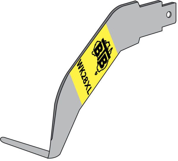 BTB Høyre Cold knife blade- 45 mm