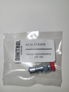 Hansen hurtigkobling han 1/8" NPT